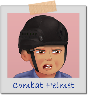 Crooked Cop Headwear - Combat Helmet