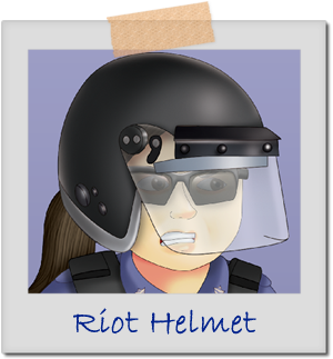Crooked Cop Headwear - Riot Helmet