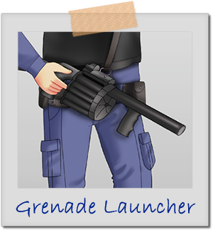 Crooked Cop Main Weapon - Grenade Launcher