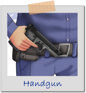 Crooked Cop Main Weapon - Handgun
