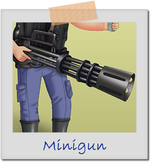 Crooked Cop Main Weapon - Minigun