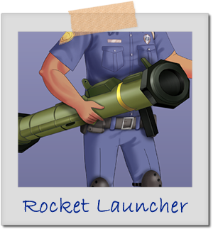 Crooked Cop Main Weapon - Rocket Launcher
