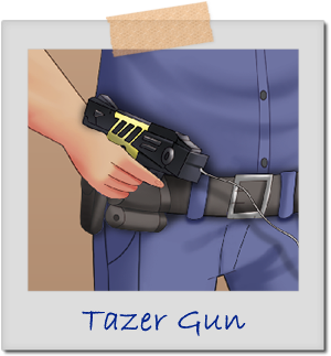 Crooked Cop Main Weapon - Tazer Gun