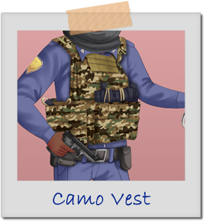 Crooked Cop Protective Equipment - Camo Vest