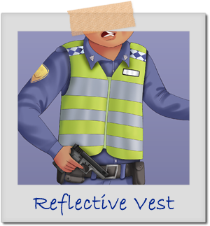 Crooked Cop Protective Equipment - Reflective Vest
