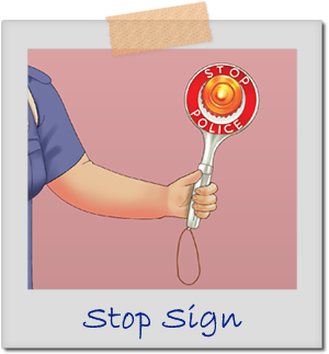 Crooked Cop Secondary Weapon - Stop Sign