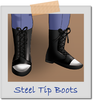 Crooked Cop Footwear - Steel Cap Boots